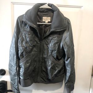 Xhileration faux leather jacket